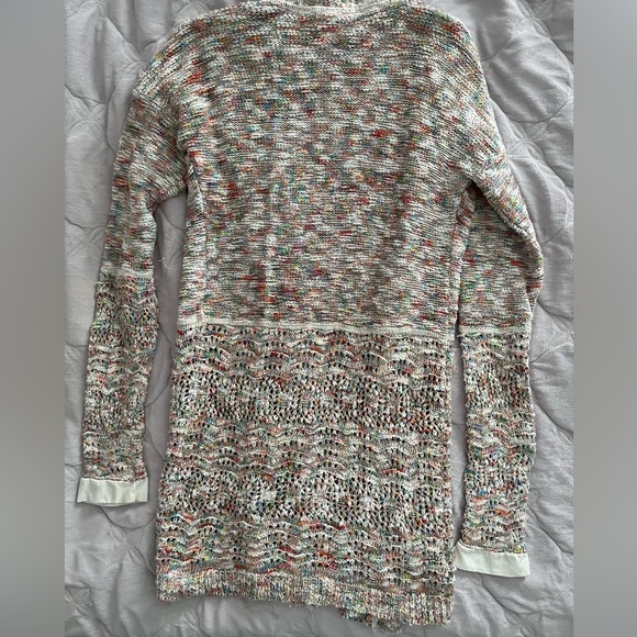 Women’s American Rag Cardigan, rainbow space dyed, size XS - Picture 3 of 3